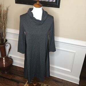 ANTHROPOLOGIE Saturday Sunday Cowl Neck Dress Sz S
